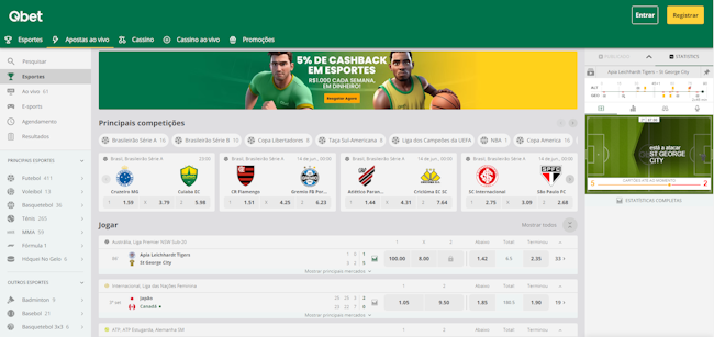 Galo transmissão
